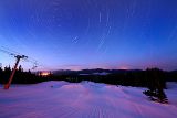 Zauberhafter Sternenhimmel über der Piste